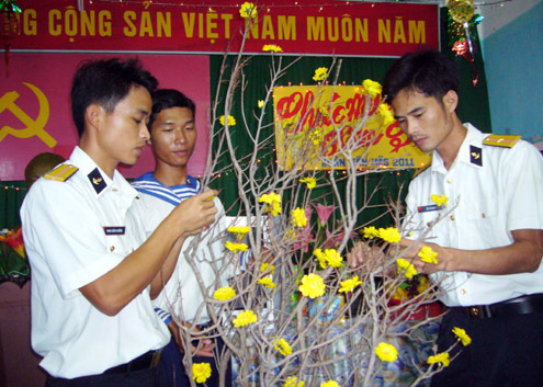 Pace of life on Spratly Islands during New Year